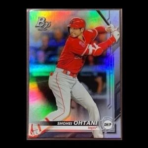 🔥2019 SHOHEI OHTANI REFRACTOR BASEBALL CARD • LOS ANGELES DODGERS